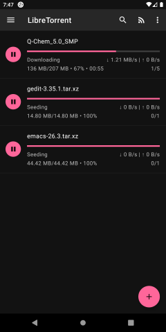 LibreTorrent软件截图