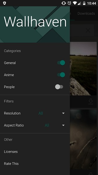 wallhaven壁纸软件截图