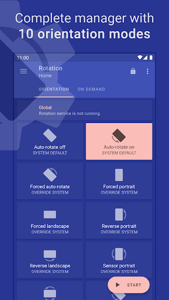 rotation屏幕旋转器软件截图